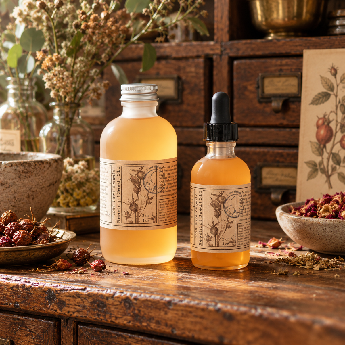 100% Pure Organic Rosehip Seed Oil